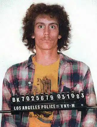 Bruce Lisker's booking photo from March 10, 1983.