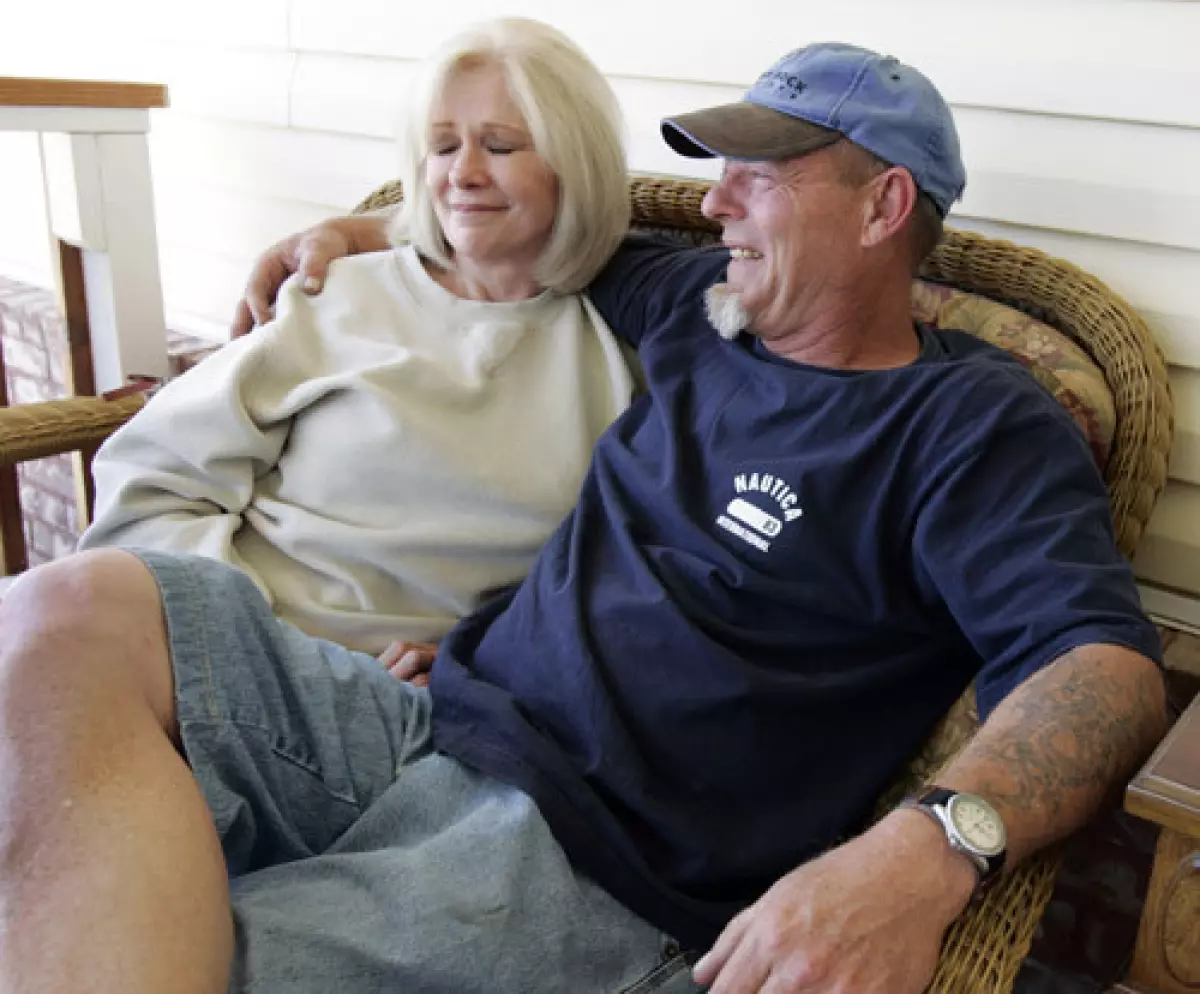 Informant Robert Donald Hughes, with his wife Sharon