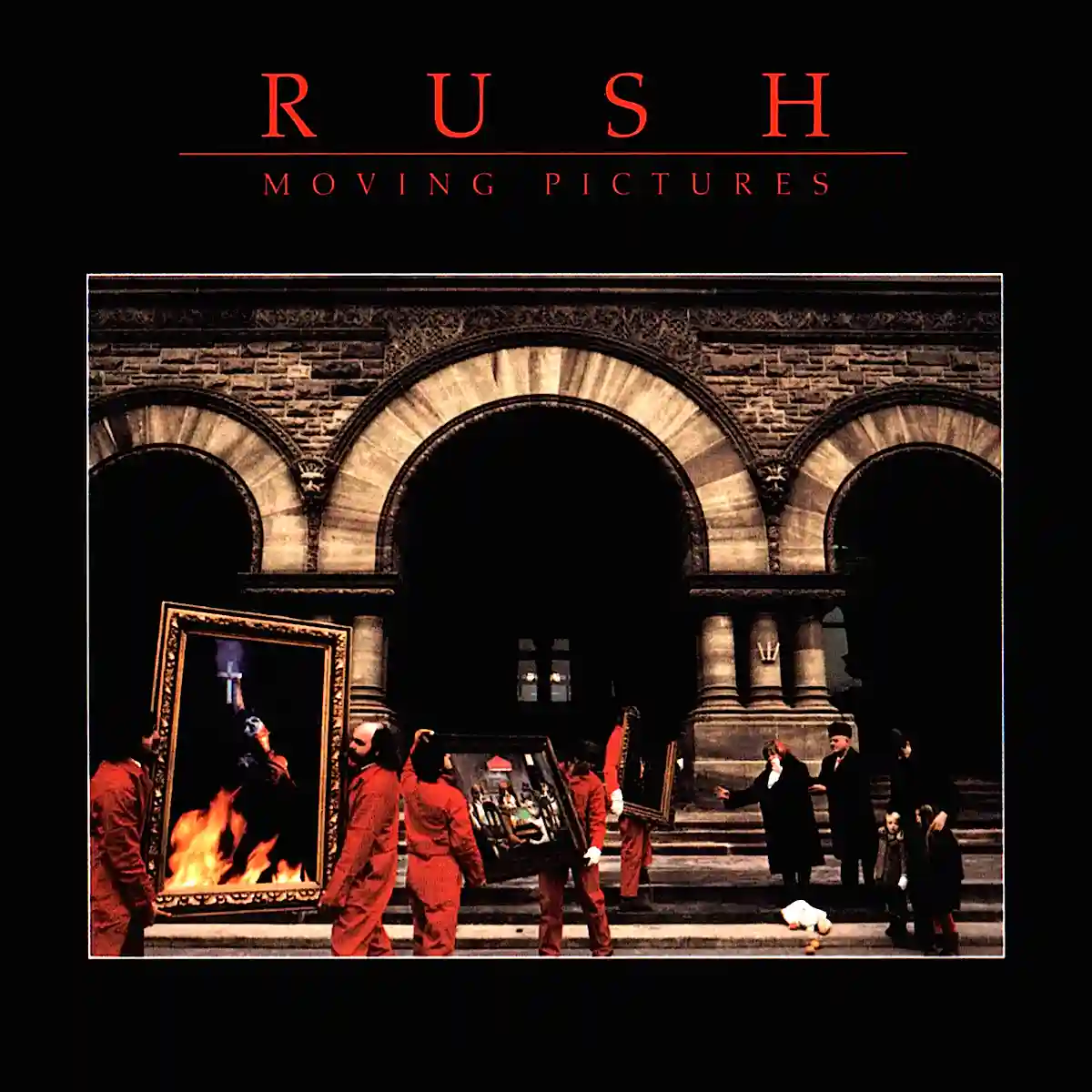 Rush &mdash; Moving Pictures album cover, 1981