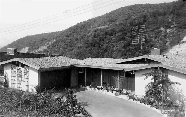 The house my folks built in the early 1950s. Jadestone Drive, Sherman Oaks - c.1957