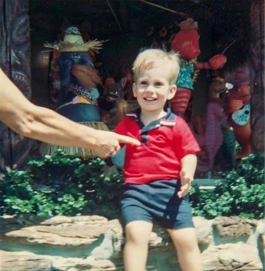 Me in front of the bears (possibly Knott's Berry Farm) - 1967.
