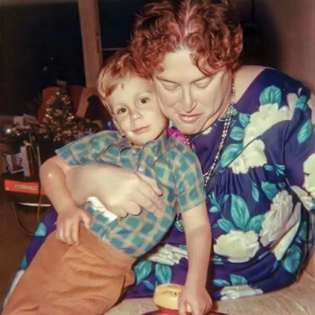 Aunt Roxy holding me tight - 1968.
