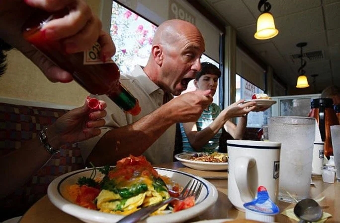 At IHOP - Aug 13, 2009.